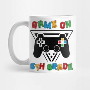 Back To School Game On 6th Grade Funny Gamer Kids Boys Mug